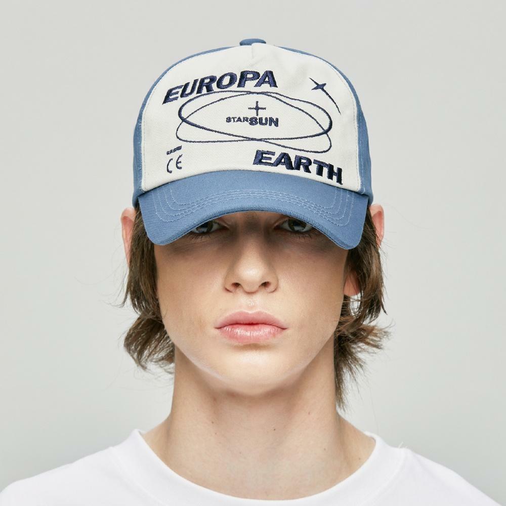 Europa 5 Panel Cap Blue Deps
