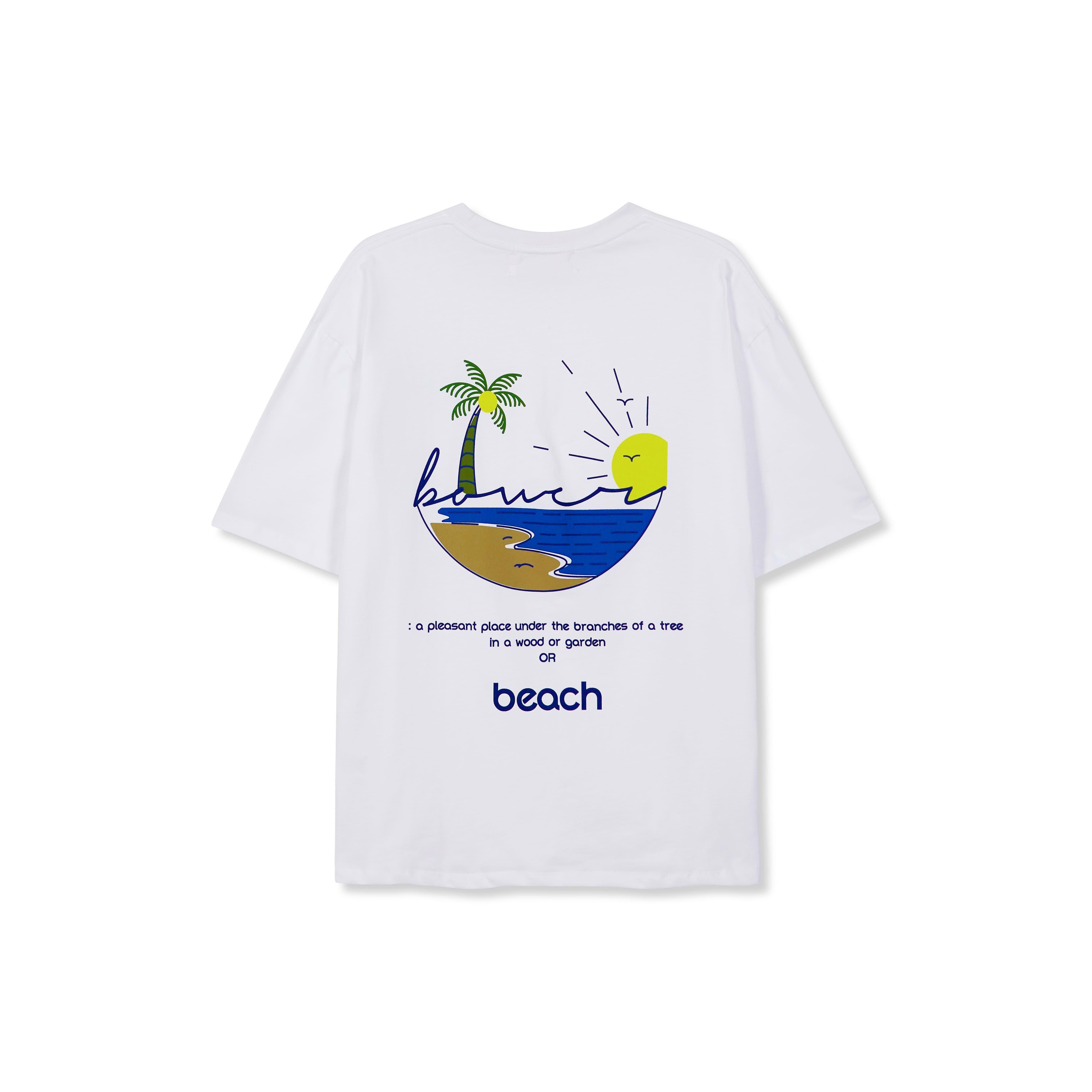 BOWER SUMMER BEACH TSHIRT white Deps