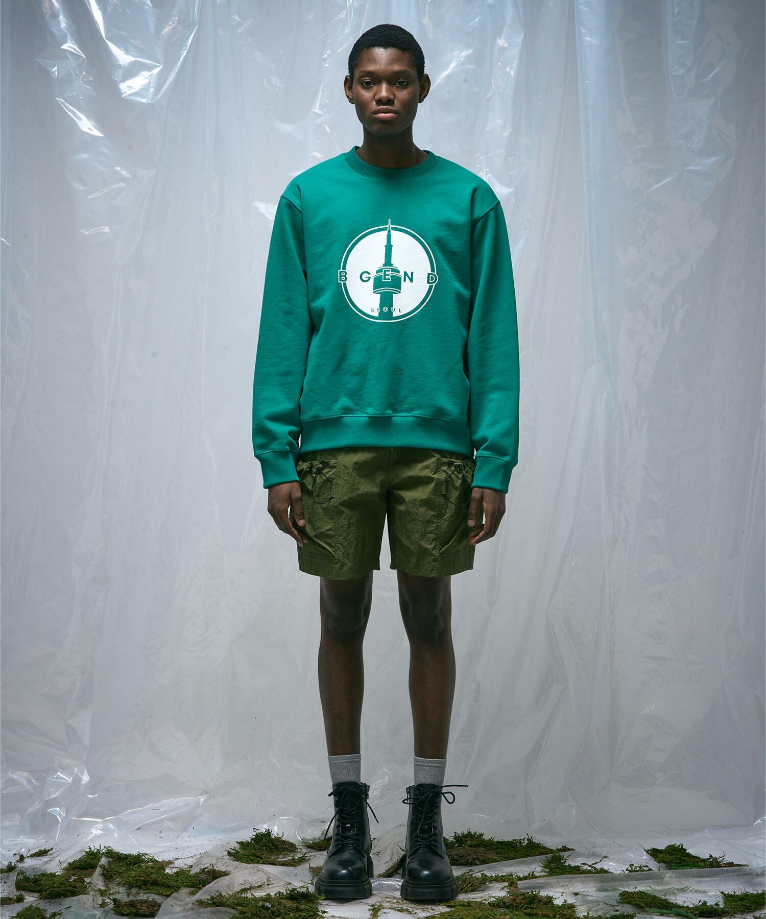 남산 시그니쳐 스웨트셔츠_그린 Deps