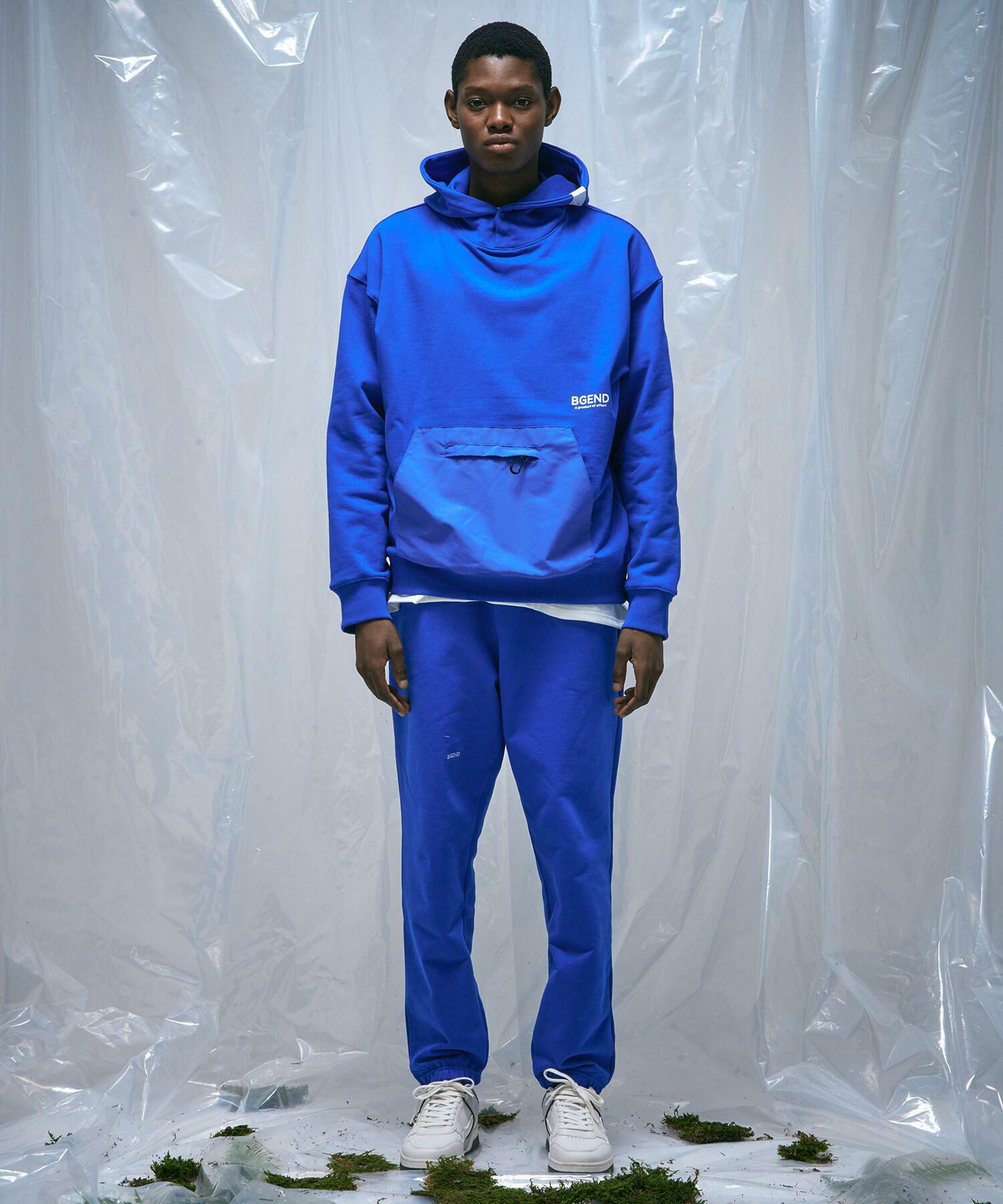 믹스드 메터리얼 조거 팬츠 Deps